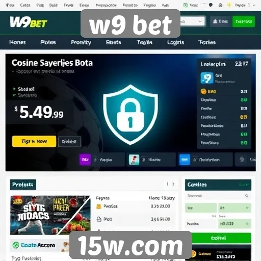 Recursos de segurança no site W9 Bet são destacados